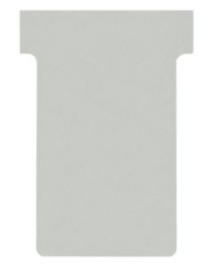 Fiches T - Indice 2 / 60 mm - Gris : NOBO Lot de 100 Modèle