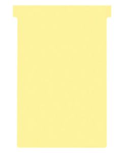 Fiches T - Indice 4 / 124 mm - Jaune : NOBO Lot de 100 visuel