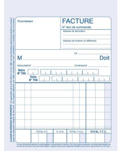 2051 ELVE Blocs de Factures - 140 x 105 mm