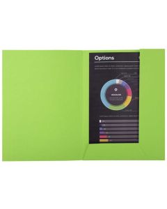 Chemises à 2 rabats ROCK'S 210 - Vert EXACOMPTA Lot de 50