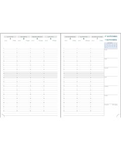 Agenda 2023/2024 Semainier de bureau SAD 29 297 x 210 mm EXACOMPTA