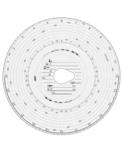 Photo Disques à diagramme pour Tachygraphe - 180 km/h automatique RNK VERLAG Lot de 100