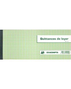EXACOMPTA : Carnet à souche - Quittance de loyer 42E
