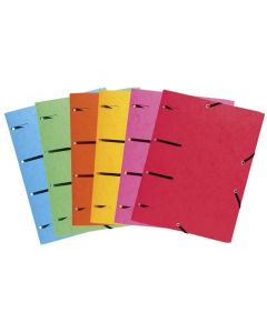 Chemise perforée à 3 rabats et élastiques - Assortiment EXACOMPTA Punchy Modèle