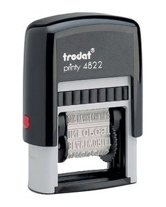 TRODAT 4822A : Tampon Printy à formules - Pour secrétariat