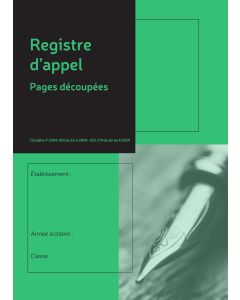 Registre Pointage de Présences et Absences LE DAUPHIN 53935D