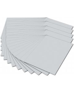 Carton de Bricolage A4 - Gris clair - 300 g/m² : FOLIA Lot de 50 Visuel