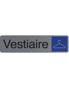 Plaque adhésive de signalisation - Vestiaire : EXACOMPTA image