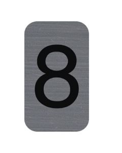 Plaque verticale adhésive de signalisation - Chiffre 8 : EXACOMPTA image