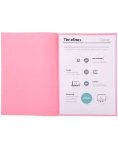 Sous-chemises pour dossier A4 Rose EXACOMPTA 850103E