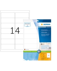 Étiquettes adhésives blanches - Multi-usages - 99,1 x 38,1 mm Herma Application 
