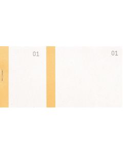 Bloc VENDEUR Orange Carnet de 100 tickets COGIR 7036