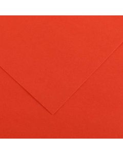 Feuilles de couleur 500 x 650 mm - Tomate - CANSON Vivaldi