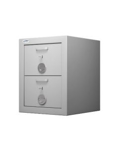 HARTMANN : Armoire forte à tiroirs Class Protect - Serrure à clés avec passe général 2T - 2 tiroirs