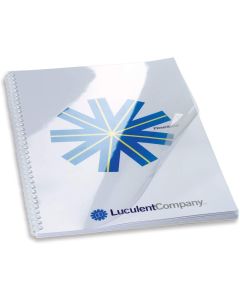 Plat de Couverture pour Reliure A4 - PVC 0,24 mm - Transparent : GBC Lot de 100 Visuel