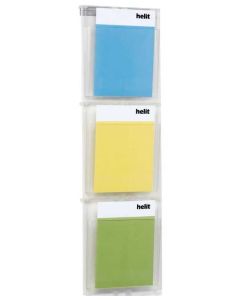 Photo Présentoir mural Placativ - 3 compartiments A4 : HELIT H6810702