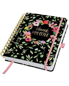 Agenda à spirale - Flower Love - Journalier : SIGEL BuJo Jolie image