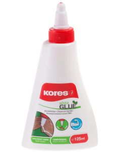 Colle blanche - Pour bricolage - 125 g : KORES White GLUE