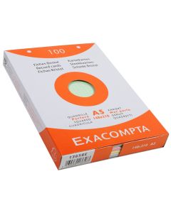 Photo Fiches Bristol quadrillées et perforées - 148 x 210 mm - Assortiment EXACOMPTA Image