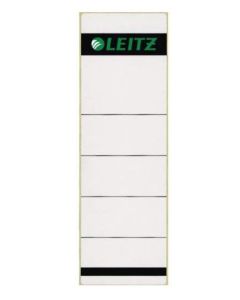 Photo Etiquettes Dos de classeur - 61 x 192 mm - Gris : LEITZ Lot de 10 - 1642-00-85