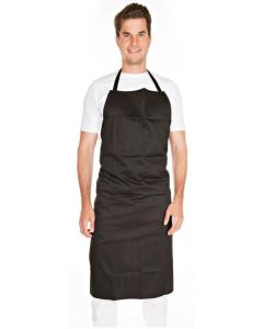 Photo Tablier en coton - Avec bavette - Noir - 800 x 800 mm HYGOSTAR Image
