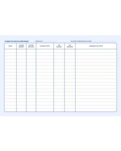 Photo Carnet de bord véhicule Suivi kilométrique 297 x 210 mm ELVE 2094 modèle