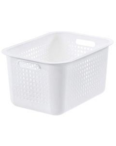 Photo Corbeille de rangement - 280 x 370 x 200 mm - Blanc SMARTSTORE Basket Recycled