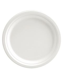 Assiette jetable en canne à sucre - Diamètre de 170 mm NATURE STAR Image