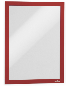 Photo DURABLE 4882-03 Cadres d'affichage magnétiques adhésif - A4 - Rouge