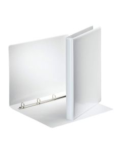 Photo Classeur personnalisable avec 2 Pochettes - Blanc - 4 anneaux de 16 mm : ESSELTE