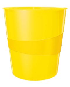 Photo Corbeille à papier 15 litres - Jaune LEITZ WOW Image