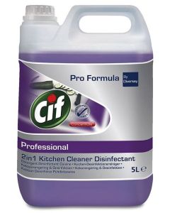 Photo Nettoyant désinfectant - 5 Litres - Sans parfum CIF 2in1 Professional 