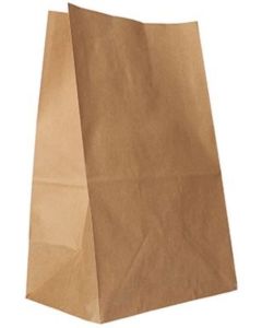 Photo Sac en papier à fond plat - 295 x 190 x 120 mm - Brun PAP STAR