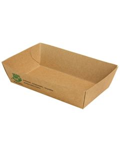 Photo Barquette pour snack  - 120 x 70 x 35 mm PAP STAR Pure