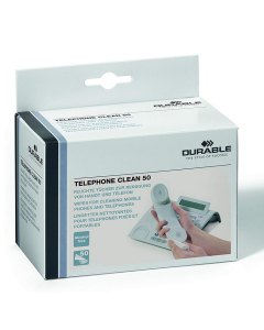 Photo Lingettes nettoyantes pour téléphone DURABLE Téléphone Clean 50