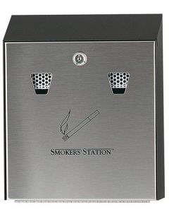 Cendrier mural en métal - Noir Durable 3333-01 