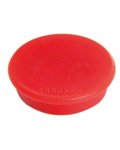 Photo Lot de 10 Aimants ronds - 13 mm - Rouge : FRANKEN