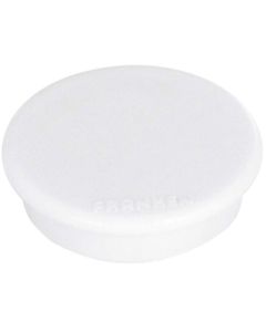 Photo Lot de 10 Aimants ronds - 32 mm - Blanc : FRANKEN