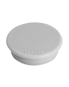 Photo Lot de 10 Aimants ronds - 32 mm - Gris : FRANKEN