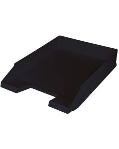 Photo Corbeille à courrier - Plastique recyclé - Noir HELIT The Green Staff