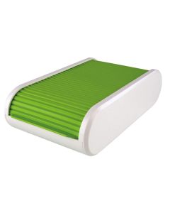 Photo Boite pour 300 cartes de visite Linear - Blanc/Vert : HELIT H6218050