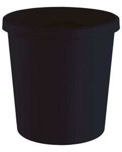 Corbeille à papier Jaune - 18 litres HELIT H6105818 Poubelle