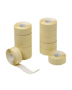 Photo Lot de 12 rouleaux de 1200 étiquettes pour affichages du prix : HERLITZ  1605328