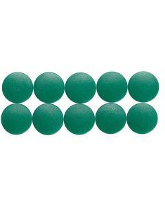 Image MAUL : Lot de 10 aimants ronds - 24 mm - Vert 61624-55