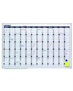 FRANKEN PV1015 : Planning annuel Tableau mural - 1008 x 783 mm