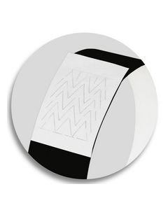 EB215 SIGEL  : Lot de 120 bracelets d'identification Super Soft - Noir