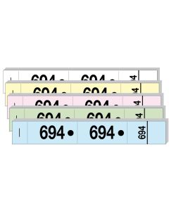 TICHETS VESTIAIRES  : Carnet de coupons détachables 1019