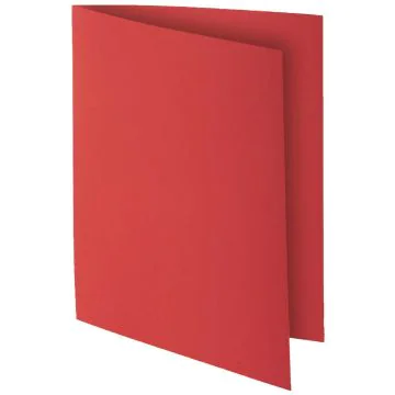 Lot de 10 Chemises pour dossiers A4 ROCK'S 210 - Rouge : EXACOMPTA 