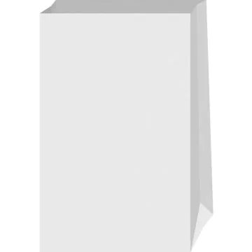 Pochette d'emballage en papier - 120 x 210 mm - Blanc : FOLIA Lot de 15 Visuel