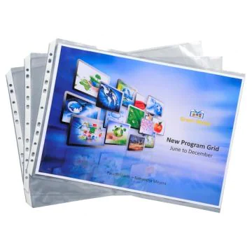 5734E Pochettes perforées Exacompta Exactive A4 Horizontal Image